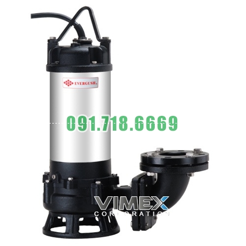 Bán Máy bơm hút nước thải tạp chất có dao cắt Evergush EFK-20T giá rẻ chính hãng