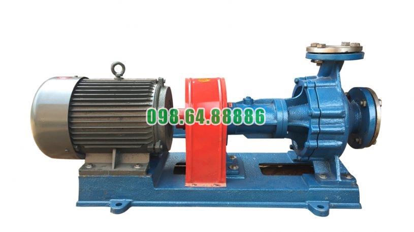 Bơm dầu nóng trục ngang RY40-25-200 công suất 4 kW, tốc độ 2900 vòng/phút, lưu lượng 10 m3/h, cột áp 50 m