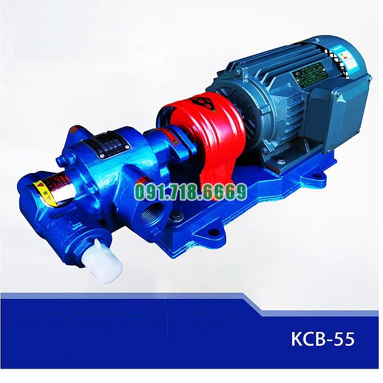 Bơm bánh răng KCB55 công suất hoạt động 2HP