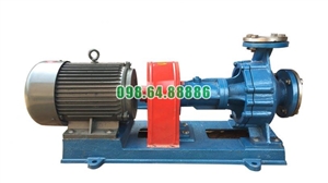 Bơm dầu nóng trục ngang RY40-25-200 công suất 4 kW, tốc độ 2900 vòng/phút, lưu lượng 10 m3/h, cột áp 50 m